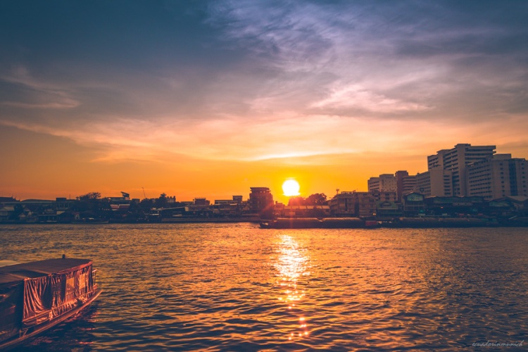 Sunset Bangkok, Thailand